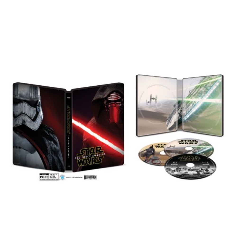 *Retired* *Unopened* Star Wars The Force Awakens Blue-Ray + DVD